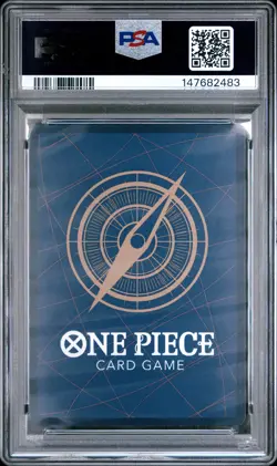 2025 ONE PIECE OP11-A FIST OF DIVINE SPEED ALTERNATE ART #080 GEAR TWO PSA 10 - Image 2