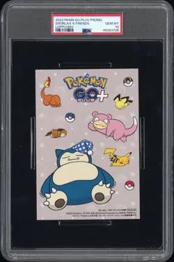 2023 POKEMON GO PLUS PROMO EEVEE/PICHU/PIKACHU/SLOWPOKE/SNORLAX PSA 10 - Image 1