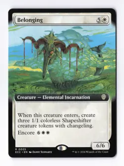 Belonging (Extended Art) 0025 (R) MTG Commander Lorwyn Eclipsed (ECC) - Image 1