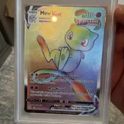 🤩Pokemon Mew VMAX Secret Rare Full Art Holo 268/264 Fusion Strike PSA 10📈🔥 - Image 4