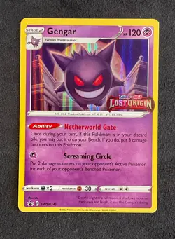 2 Gengar SWSH241 Lost Origin Stamped Prerelease Promo Pokemon TCG - Image 3