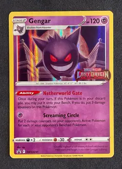 2 Gengar SWSH241 Lost Origin Stamped Prerelease Promo Pokemon TCG - Image 5