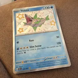 Pokemon TCG Veluza 125/091 Paldean Fates Baby Shiny NM - Image 1