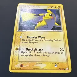 Pokemon TCG Card 2006 EX Holon Phantoms - Pikachu 78/110 - Image 2