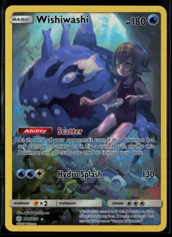Wishiwashi 240/236 Cosmic Eclipse Secret Rare Pokemon - Image 1