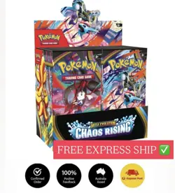 Pokemon TCG Chaos Rising Booster Box Factory Sealed - FREE EXPRESS SHIP - Image 1