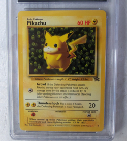 Pokemon Ivy Pikachu #1 1999 Black Star Promo CGC 8.5 NM-MT+ - Image 4