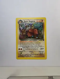 Pokemon Dark Dugtrio TCG Holo Card 6/82 Rare - Image 2
