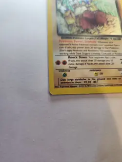Pokemon Dark Dugtrio TCG Holo Card 6/82 Rare - Image 3