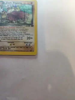Pokemon Dark Dugtrio TCG Holo Card 6/82 Rare - Image 4