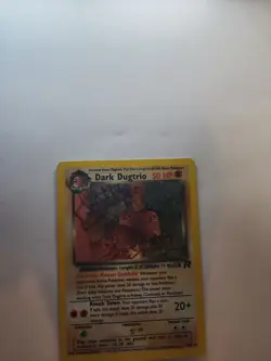 Pokemon Dark Dugtrio TCG Holo Card 6/82 Rare - Image 5