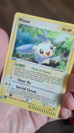 Pokemon TCG Minun 7/97 English EX Dragon Holo Rare Card - Image 2