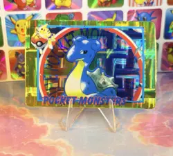 Pokemon HOLO Vintage Pocket Monsters Vending Prism Sticker 1998 Nintendo - Image 1
