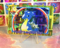 Pokemon HOLO Vintage Pocket Monsters Vending Prism Sticker 1998 Nintendo - Image 2