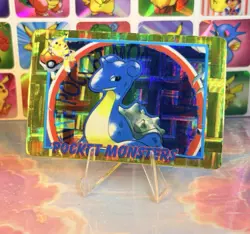 Pokemon HOLO Vintage Pocket Monsters Vending Prism Sticker 1998 Nintendo - Image 3