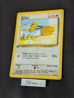 Carte Pokemon Doduo 48/102 Edition 1 Set de Base wizards Francais VF - SDB - Image 2