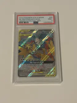 Pokemon Moltres Zapdos Articuno GX Full Art Holo Ultra Rare 66/68 Hidden Fates … - Image 1
