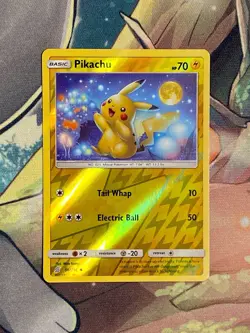 Pikachu 56/236 Reverse Holo Unified Minds NM Pokemon TCG - Image 1