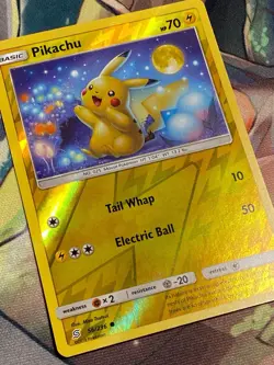 Pikachu 56/236 Reverse Holo Unified Minds NM Pokemon TCG - Image 3