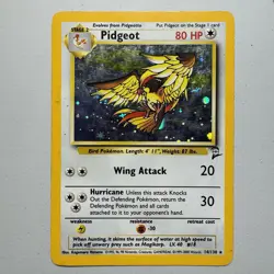 Pidgeot 14/130 Holo Rare Base Set 2 WOTC Pokemon Card Vintage TCG - Image 1