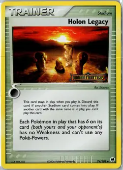 Pokemon Card - Holon Legacy 74/101 Dragon Frontiers Uncommon Reverse Holo LP - Image 1