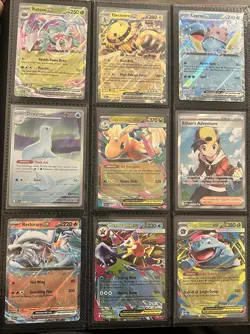 Pokemon 9 card lot Dewgong IR, Mega Dragonite ex, Mega Starmie ex - Image 1