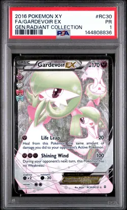 2016 POKEMON XY GENERATIONS RADIANT COLLECTION #RC30 FULL ART/GARDEVOIR EX PSA 1 - Image 1
