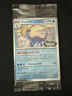 Pokemon Aurorus Perfect Order Promo Holo Card 024/088 Stage 2 TCG SEALED - Image 1