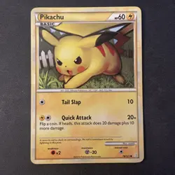 Pikachu 78/123 Pokemon Heartgold & Soulsilver Common 2010 MP - Image 1