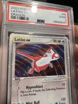 SWIRL PSA 2 2003 Pokemon EX Dragon Latias EX Holo Foil Rare 93/97 - Image 3