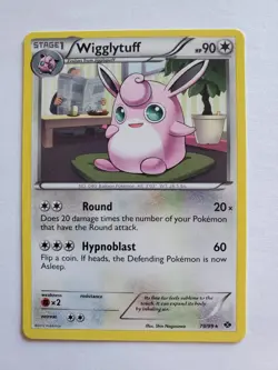 Pokemon TCG Wigglytuff Next Destinies 79/99 Regular Rare LP/MP - Image 1