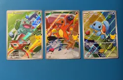 Pokemon First Partner Illustration Collection Series 1 Kanto Starters All NM - Image 1