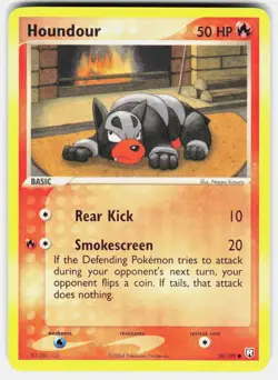 Houndour 59/109 Common Team Rocket Returns Pokemon Lightly Played - Image 2