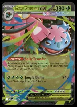 Mega Venusaur ex ME: Mega Evolution Promo 013 Promo Holofoil Pokemon TCG NM - Image 1