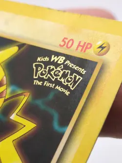 Pikachu #4 1999 WB Black Star Promo Pokemon the First Movie Pokemon TCG - Image 4