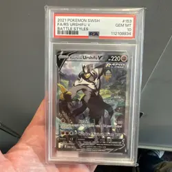Rapid Strike Urshifu V 153/163 - Battle Styles - Pokemon Card - PSA 10 - Image 1