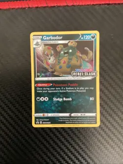Garbodor SWSH025 Promo SWSH Black Star Pokemon NM - Image 1