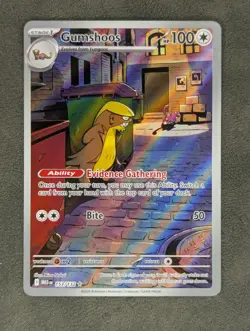 Gumshoos - 153/132 Pokemon TCG Illustration Rare ME01: Mega Evolution Near Mint - Image 1
