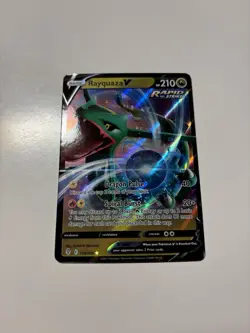 2021 Pokemon SWSH Evolving Skies Rayquaza V #110/203 - Image 1