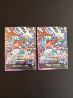 2 One Piece Monkey.D.Luffy (OP09-061) Starter Deck 26: Leader Foil NM - Image 1