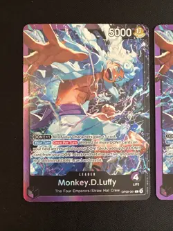 2 One Piece Monkey.D.Luffy (OP09-061) Starter Deck 26: Leader Foil NM - Image 2