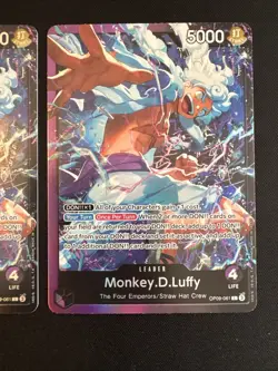 2 One Piece Monkey.D.Luffy (OP09-061) Starter Deck 26: Leader Foil NM - Image 3