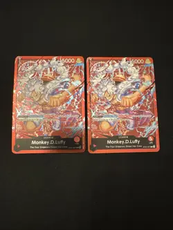 2 One Piece Monkey.D.Luffy ST21-001 (Luffy Deck) Learn Together Deck Set NM - Image 1