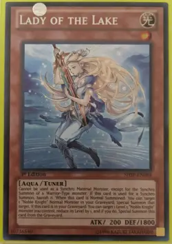 YuGiOh Lady of the Lake Secret Rare 1st Edition SHSP-EN084 - Image 1