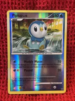 Pokemon TCG Piplup Platinum 85/127 Reverse Holo Common VLP - Image 1