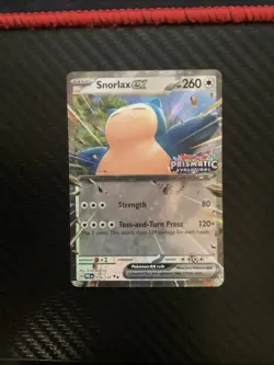 Snorlax EX Prismatic Evolution Stamped 076/131 Miscellaneous Cards & Products NM - Image 1