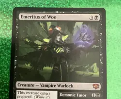 MTG Magic card Mystic Emeritus of Woe SOS no 0080 Secrets of Strixhaven non foil - Image 3