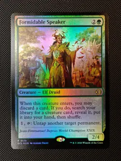 Formidable Speaker – Foil – Lorwyn Eclipsed - ECL – #176 – NM - Image 1
