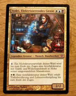 Mtg Magic: Sydri, Elektrisierendes Genie, Galvanic Genius, DEUTSCH, Commander - Image 1