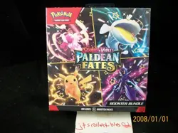 Pokemon Scarlet & Violet Paldean Fates 6 Booster Pack Bundle Box Factory Sealed - Image 1